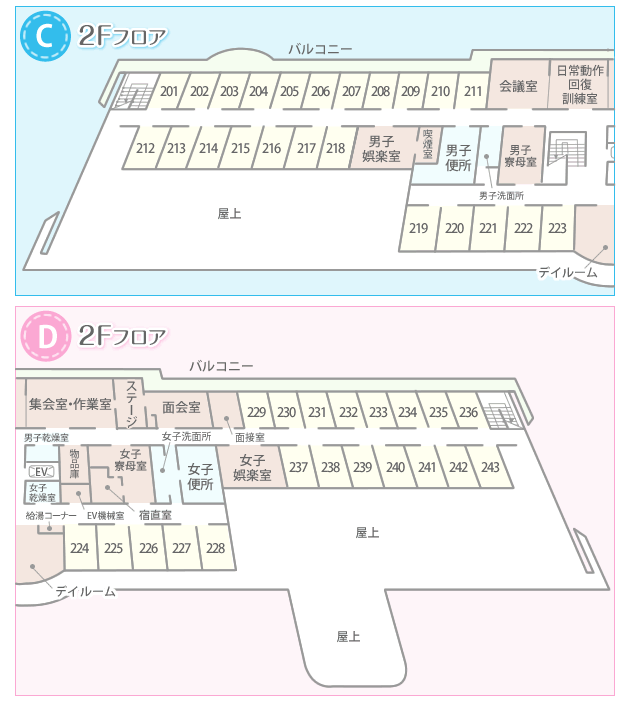 2Fフロア